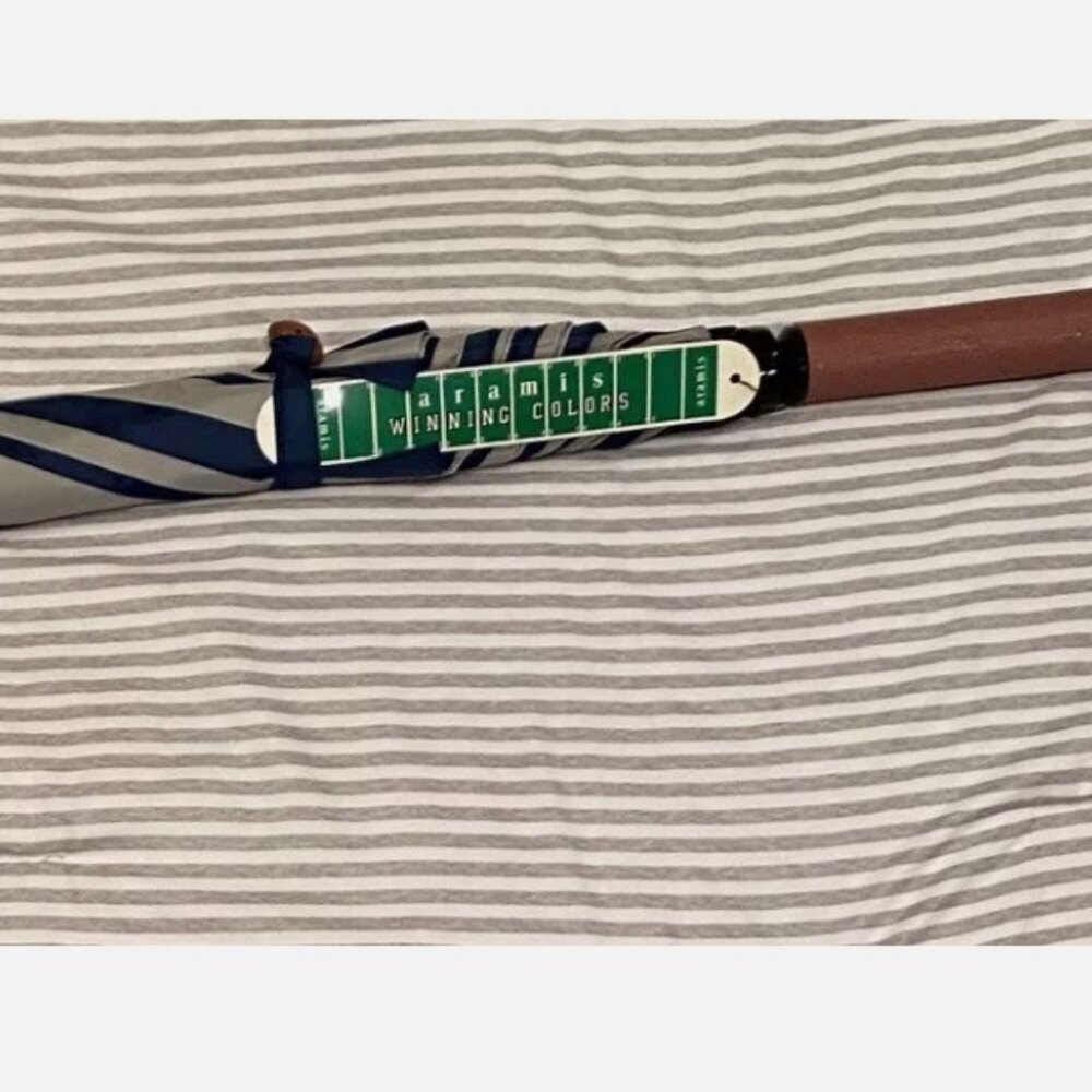 Vtg XL Aramis Umbrella Winning Colors Football Dallas Cowboys Sample NWT